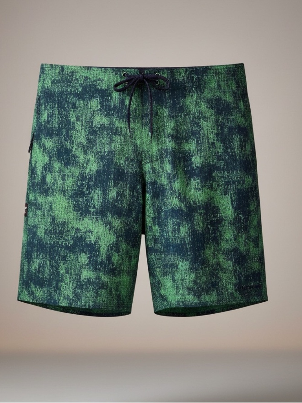 Patagonia Men's Board Shorts | Green Abstract Print | Size 38 | Like New